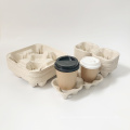 Wholesale disposable 2 compartment paper cup holder